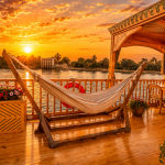 Kenzy Dahabeya luxury dahabeya sailing on the Nile from Luxor to Aswan